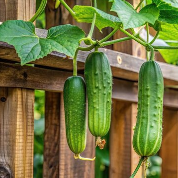 Green Cucumber Long Khira Kakdi Vegetable Seeds Pack of 50 Organic Seeds for Home Kitchen Terrace Balcony Gardening